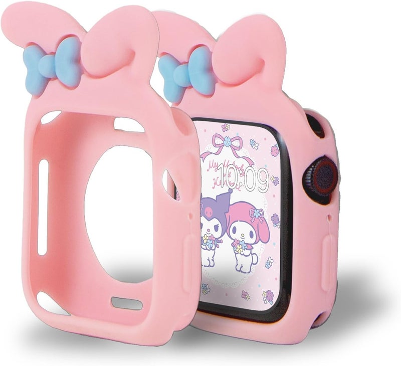 Sonix x Sanrio Apple Watch Cover | Bumper Case for Apple Watch | Protective Silicone Cover | Fits 38mm/40mm/41mm | My Melody - Pink - Image 2
